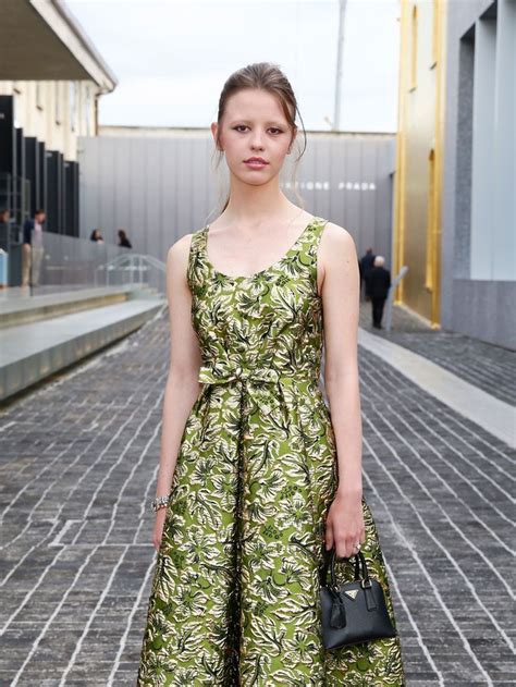 prada goth|The One Beauty Product Mia Goth Swaps With .